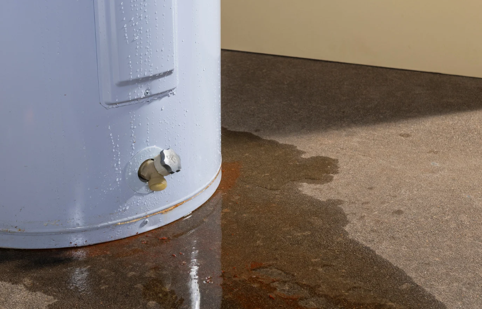 plumbing power outage water heater leak
