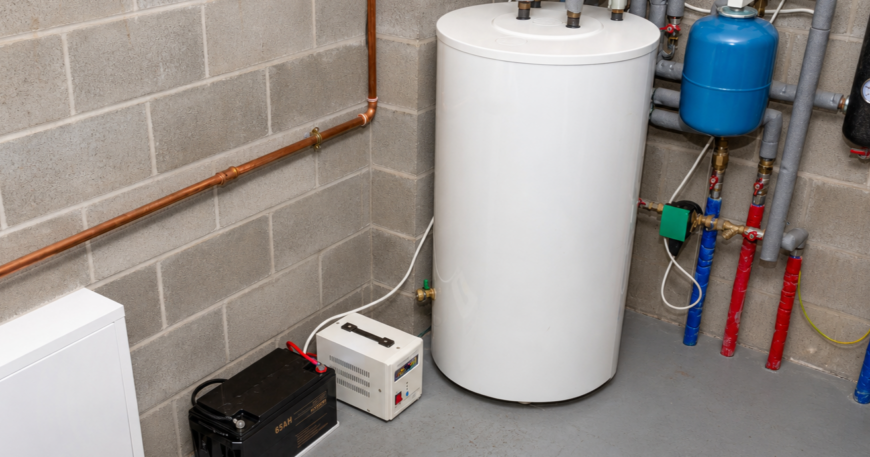water heater hot water