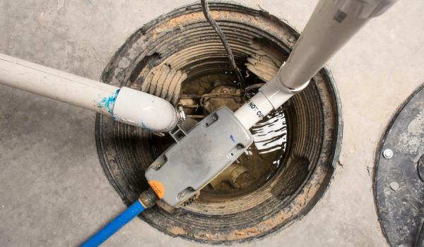 sump pump running when it's not raining